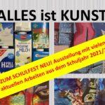 Read more about the article 27.09.22 Kunstausstellung – zum Schulfest neu