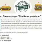 Read more about the article 17.10.22 / „Studieren probieren“ – bei den Campustagen der TU Chemnitz realen Studienalltag erleben