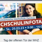 Read more about the article 25.03.2023 / Hochschulinfotag der WHZ