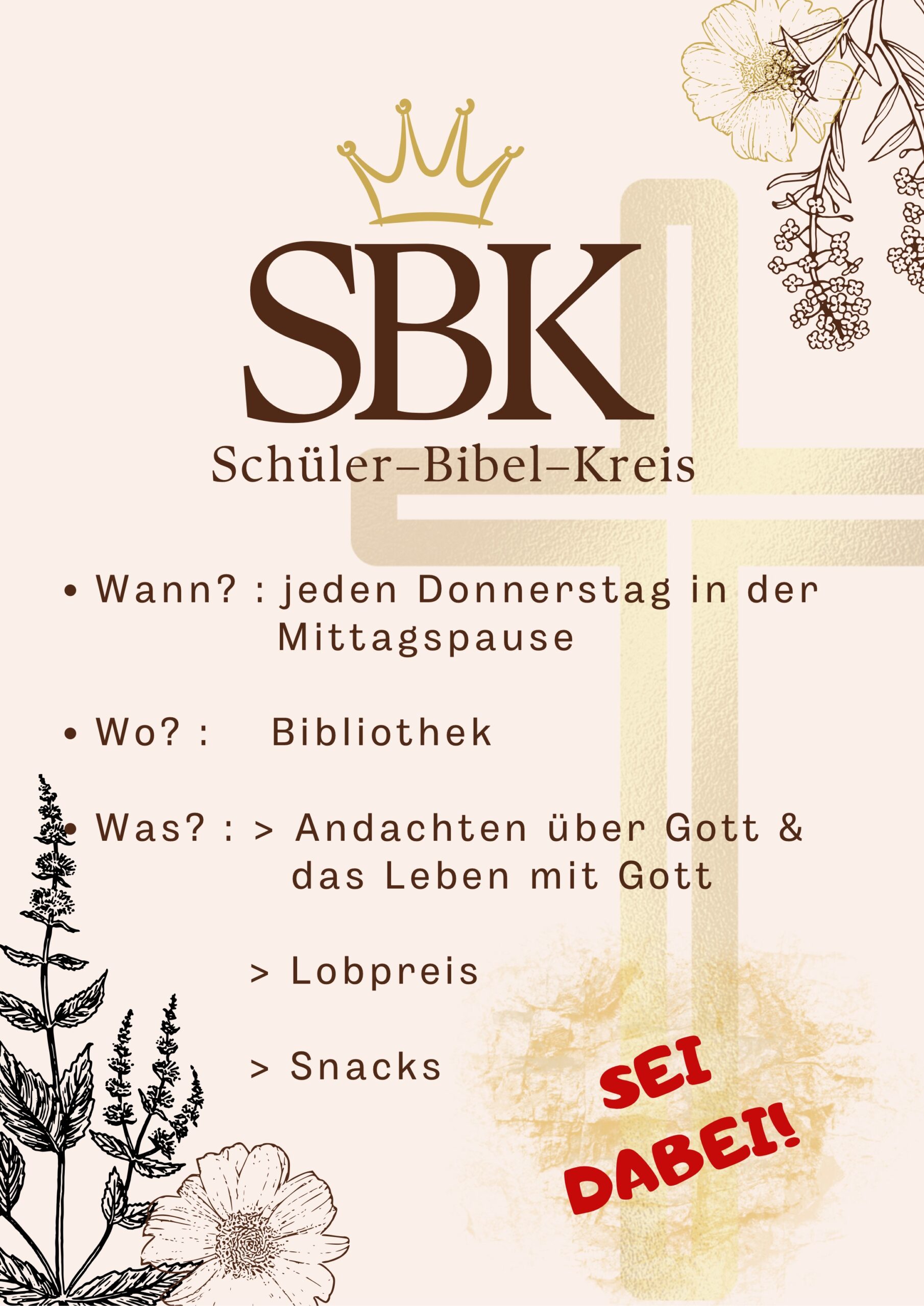You are currently viewing 18.09.23 / Schülerbibelkreis