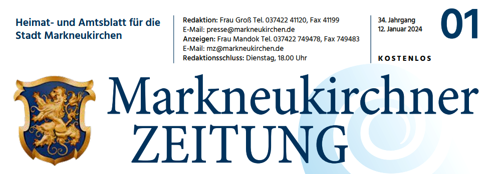 You are currently viewing 12.01.24 / Unser Gymnasium in der Markneukirchner Zeitung