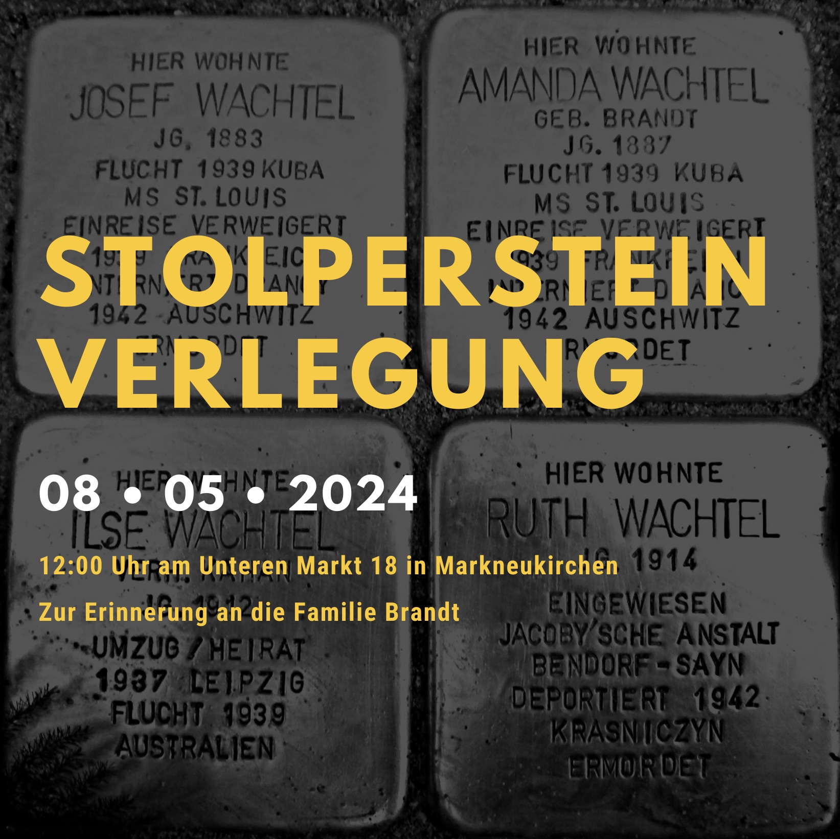 You are currently viewing 08.05.24 / Stolperstein-Verlegung