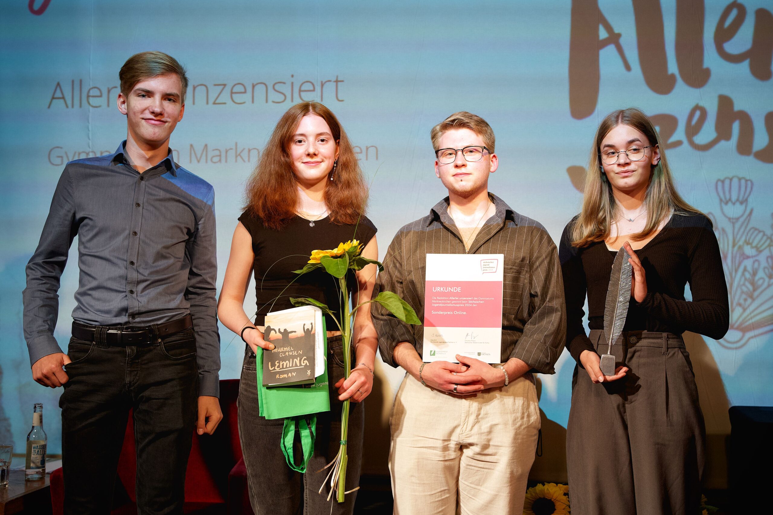 Du betrachtest gerade 15.06.24 / „Allerlei unzensiert“ mit dem Sächsischen Jugendjournalismuspreis geehrt